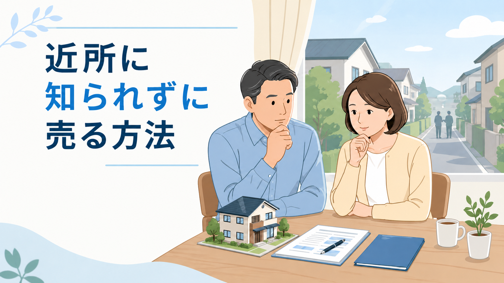 近所に知られずに不動産を売る方法