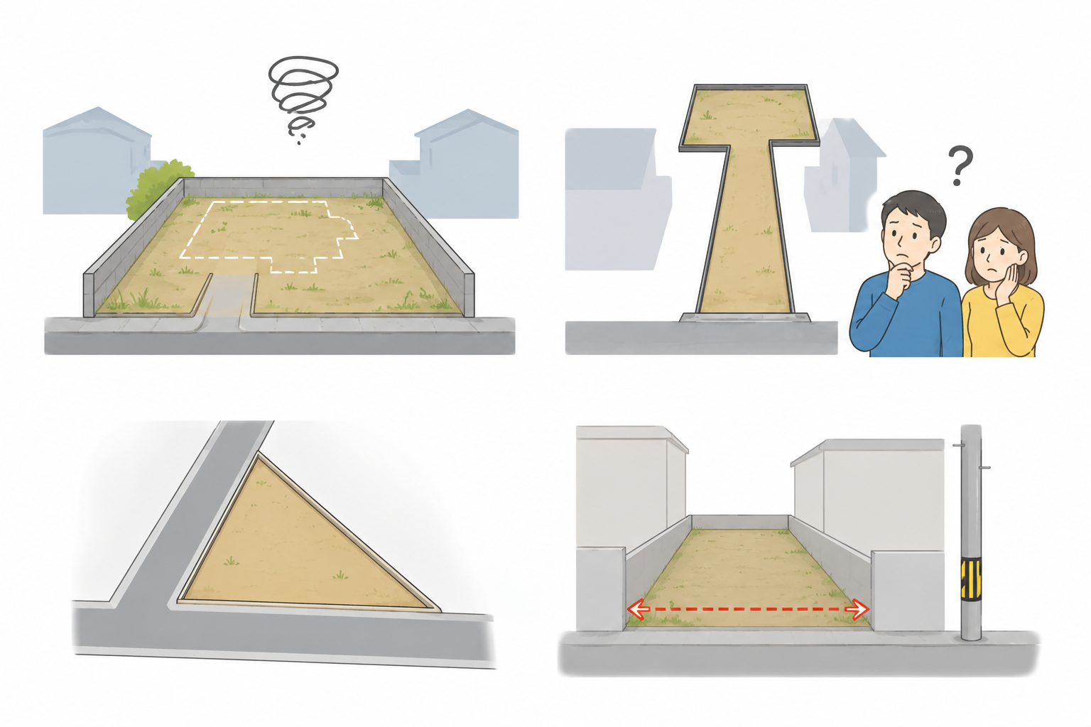 再建築はできるけど売れにくい土地とは？