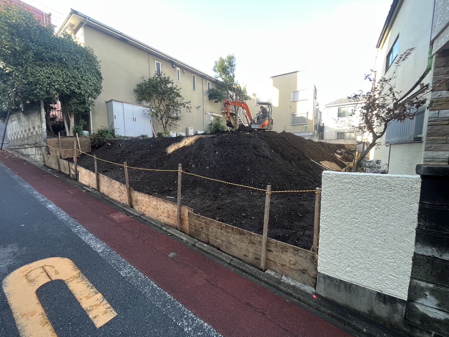 品川区旗の台　擁壁工事