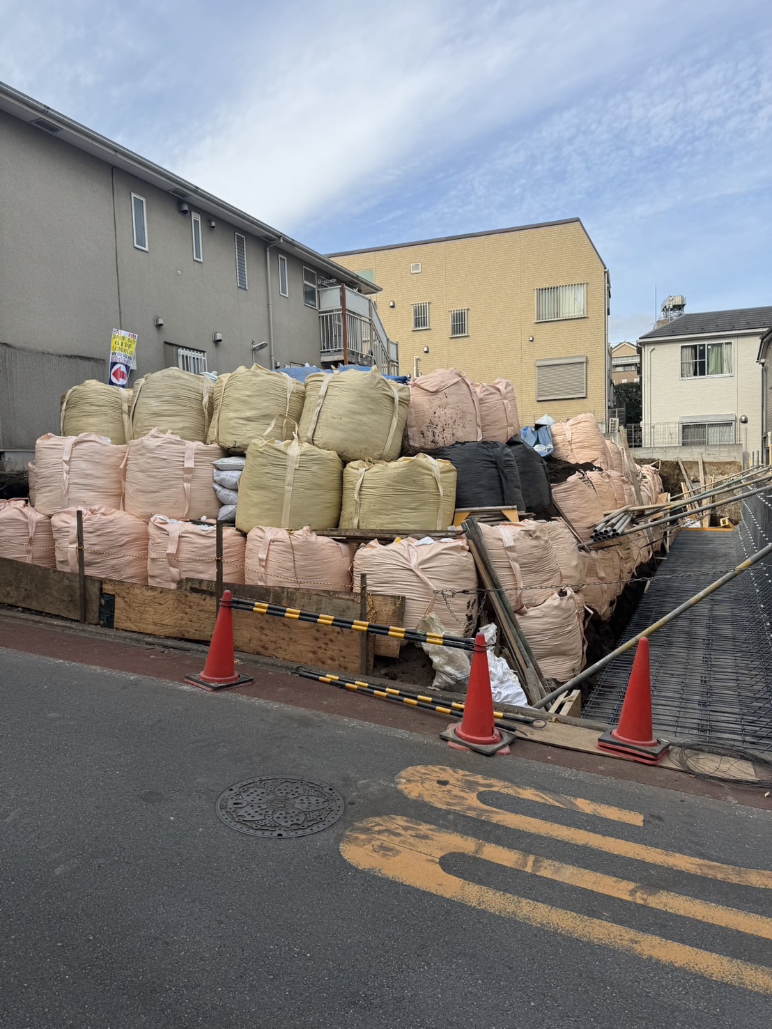 品川区旗の台　擁壁工事