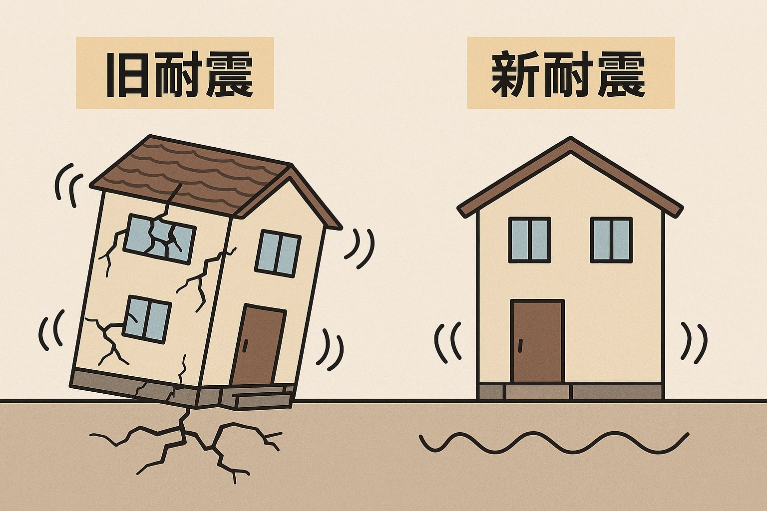 新耐震基準はいつから？旧耐震との違いや確認方法を解説！